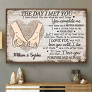 Personalized Love You Forever And Always - Gift For Couples Poster HM12012301PO