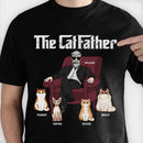 Personalized The Cat Father Cat Dad In Suit - Gift for Cat Dad Shirt HM281201TS