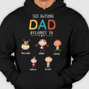 Personalized This Awesome Dad Belongs To Shirt HM211201TS