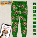 Personalized Custom Photo Dog Cat St Patrick's Day Sweatpants TL11012301SP