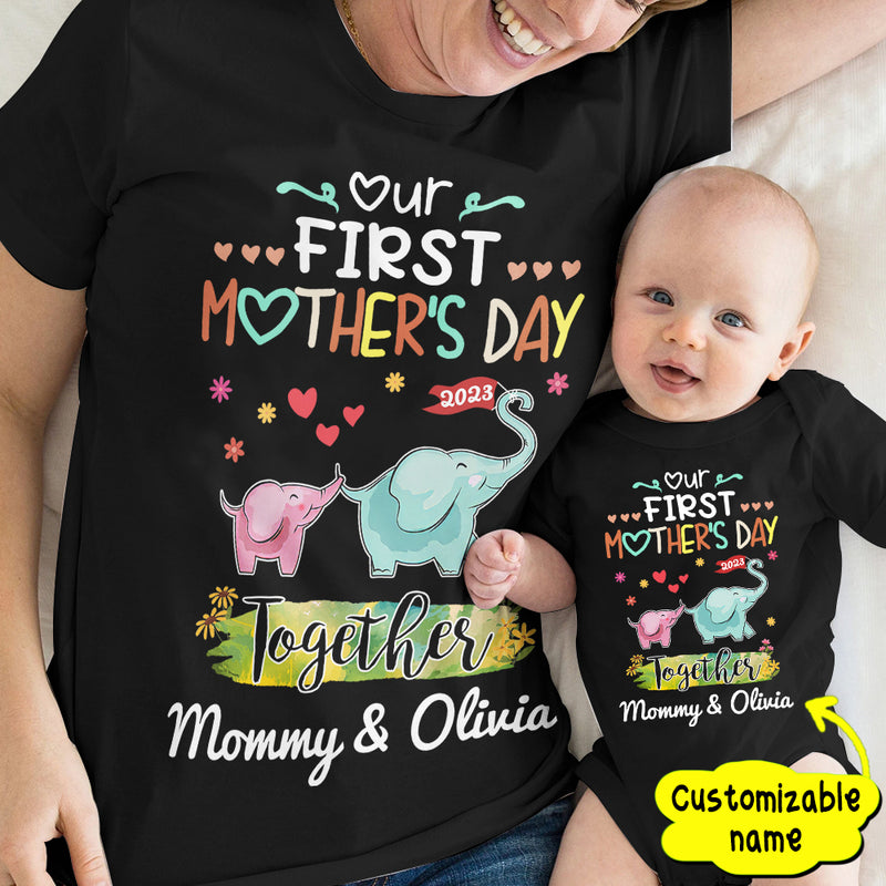 Our First Mother's Day Onesies T-Shirt TL29032303BD