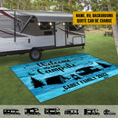 Personalized Life Is Better At The Campsite Camping Patio Mat HM140901RG