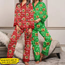 Personalized Custom Photo Dog Cat Christmas Pajamas TL011101PJ