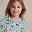 Personalized Custom Photo Dog Cat Face Christmas Pajamas HM161201PJ