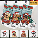 Personalized Loads Of Love Christmas Truck - Christmas Dogs & Cats Christmas Stockings HN290801CHS