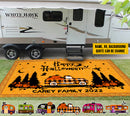 Personalized Happy Halloween Camping Patio Mat HM171001RG