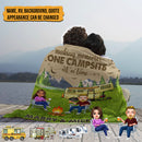 Personalized Together We Build A Life We Loved Camping Sherpa Fleece Blanket TL031001BF