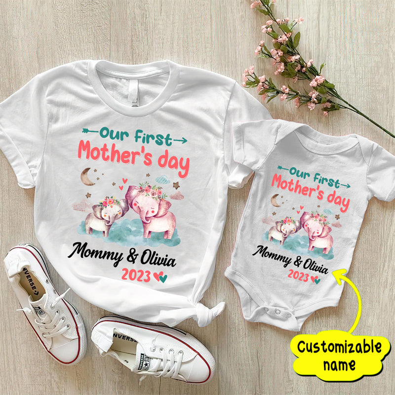 Our First Mother's Day Onesies T-Shirt TL29032301BD