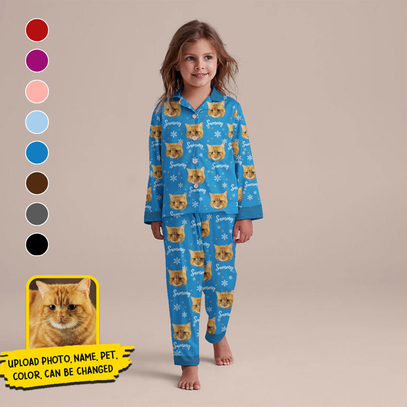Personalized Custom Photo Dog Cat Christmas Pajamas TL011101PJ