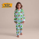 Personalized Custom Photo Dog Cat Face St Patrick's Day Pajamas HM12012302PJ