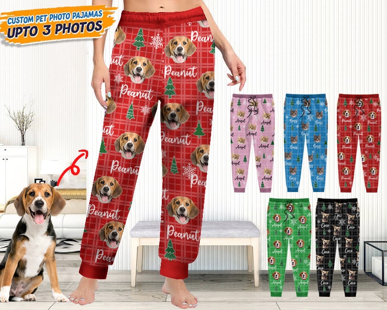 Personalized Custom Photo Dog Cat Men and Women's Sweatpants TL141201SP