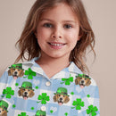 Personalized Custom Photo Dog Cat Face St Patrick's Day Pajamas HM12012302PJ