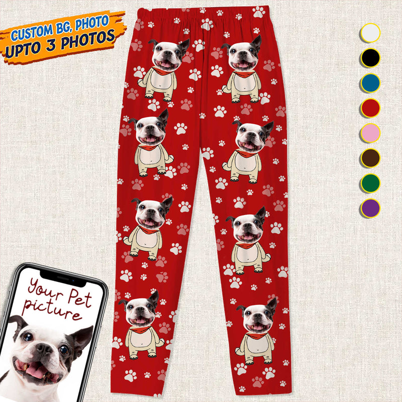 Personalized Custom Photo Pet Face Pajamas TL151201PJ