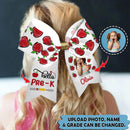 Upload Photo Personalized Apple Back To School Hairbow TL120801Y
