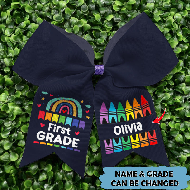 Upload Photo Personalized Back To School Hairbow TL110802Y