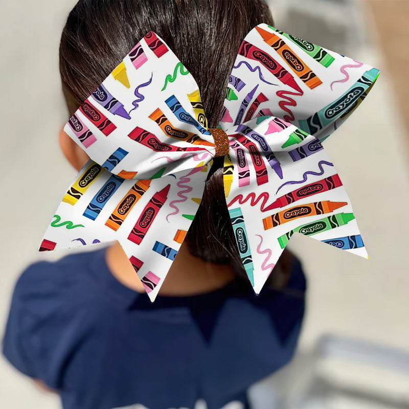 Crayon Back to School Hairbow HN160802HBPF