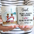 Personalized Best Dad Ever Ceramic Mug TN060501DUS