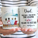 Personalized Best Dad Ever Ceramic Mug TN060501DUS