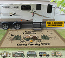 Personalized Welcome To Our Campsite Patio Mat TL050901RG