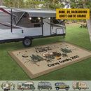 Personalized Welcome To Our Campsite Patio Mat TL050901RG