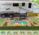 Personalized Campsite Family Camping Patio Mat HN220901RG