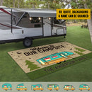 Personalized Campsite Family Camping Patio Mat HN220901RG