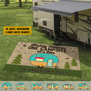 Personalized Campsite Family Camping Patio Mat HN220901RG