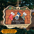 Personalized Christmas Stockings Hanging Christmas Ornament HN291001OW