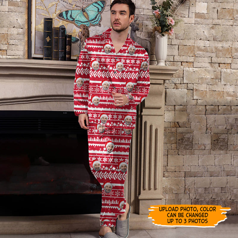 Personalized Custom Face Christmas Pajamas HN081201PJ