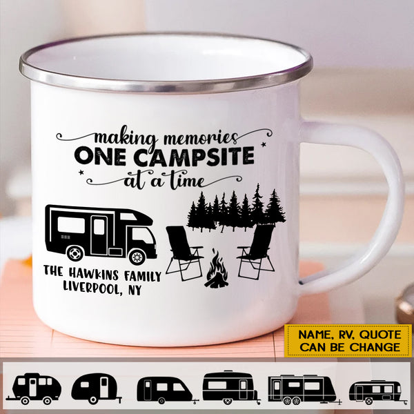 Personalized Welcome To Our Campsite Campfire Mug HN090905MG