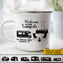 Personalized Welcome To Our Campsite Campfire Mug HN090905MG