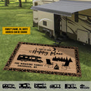 Personalized Happy Campers Patio Mat HN200801RG