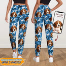 Personalized Custom Photo Camo Background Dog Sweatpants HN301101SP