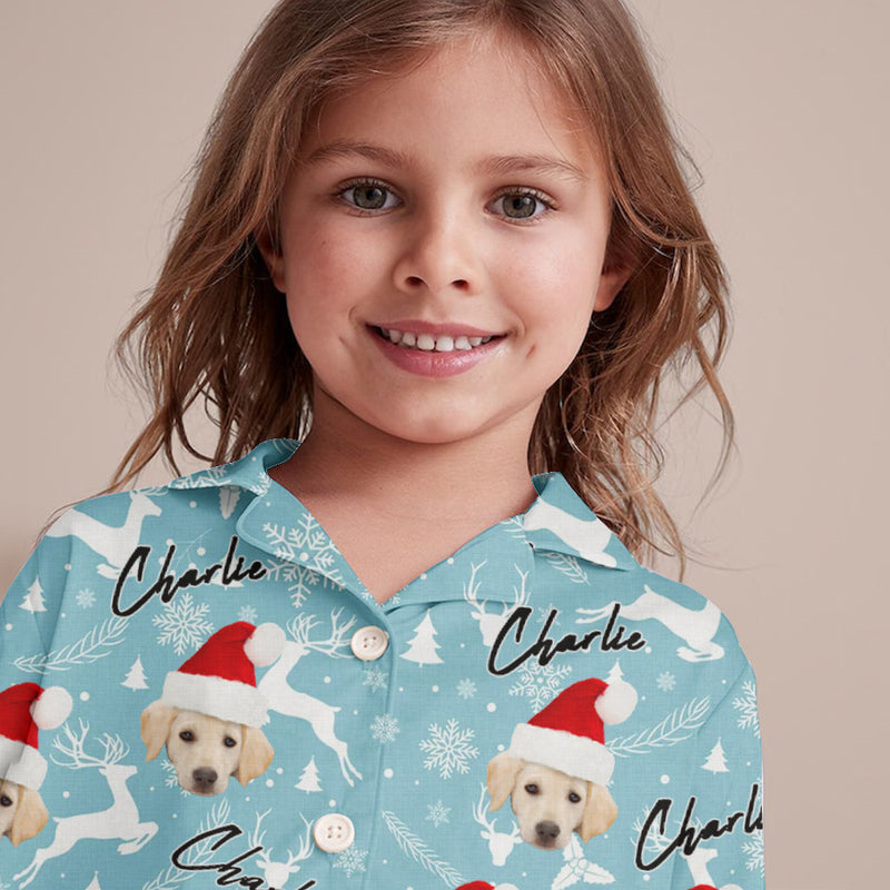 Personalized Custom Photo Christmas Dog/Cat Pajamas HN261001PJ