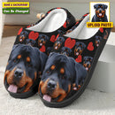 Personalized Custom Photo Dog Cat Plush Slippers HN171101S