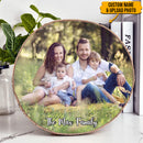 Personalized Custom Photo Wood Slice, Gift For Family HN070901WS