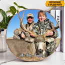 Personalized Custom Photo Wood Slice, Gift For Family HN070901WS