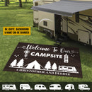 Personalized Making Memories One Campsite At A Time Patio Mat HN140901RG