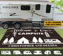 Personalized Making Memories One Campsite At A Time Patio Mat HN140901RG