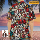 Day Of The Dead Upload Photo High Quality Unisex Hawaiian Shirt For Men And Women HN290703A