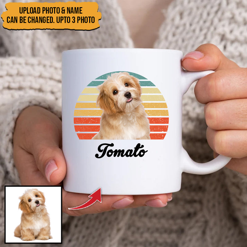 Personalized Dog Cat Retro Photo Dog Coffee Mug HN041001MG