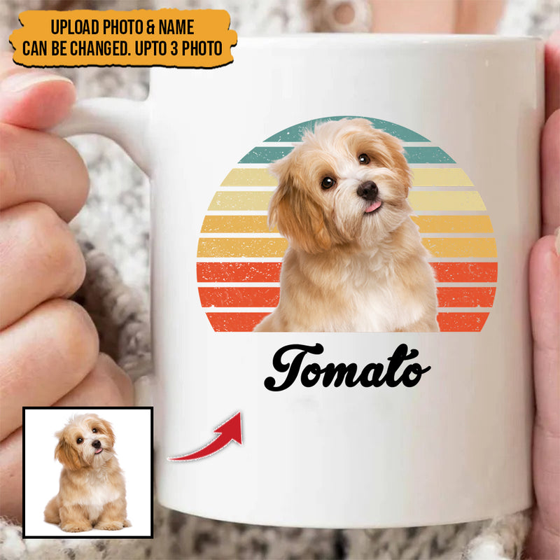 Personalized Dog Cat Retro Photo Dog Coffee Mug HN041001MG