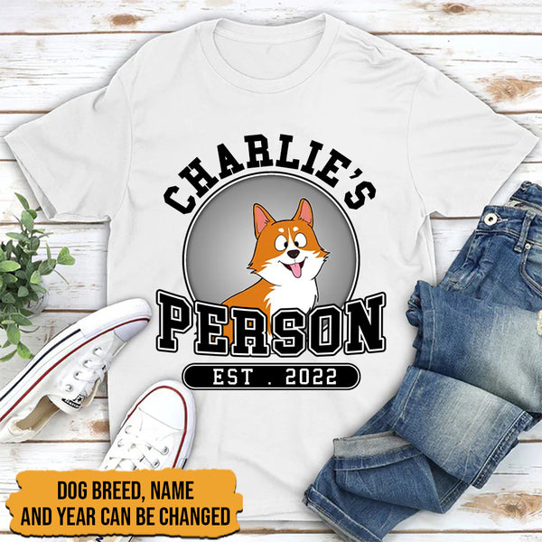 Personalized Dog Person Shirt HN290901TS