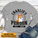 Personalized Dog Person Shirt HN290901TS