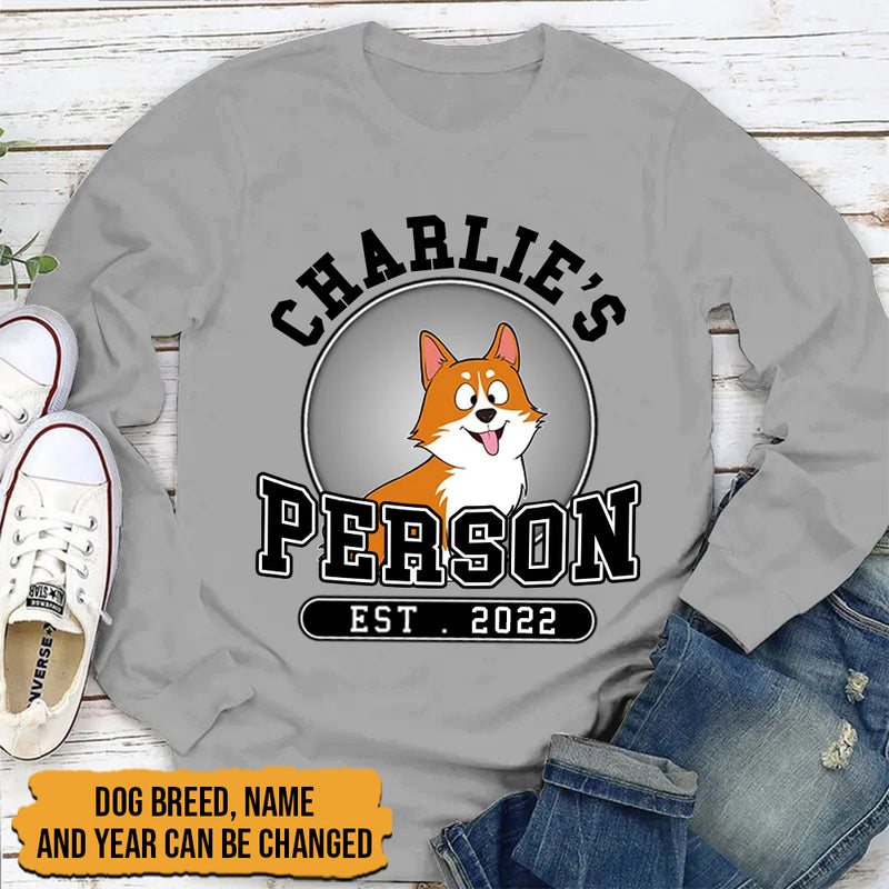 Personalized Dog Person Shirt HN290901TS
