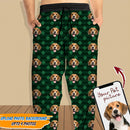 Personalized Custom Photo Dog Cat St Patrick's Day Sweatpants HN11012301SP