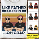 Personalized Like Father Like Son T-shirt MT290403JUS