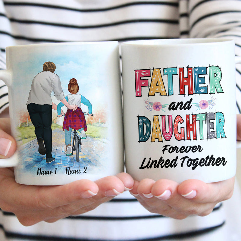 Personalized Father And Daughter Ceramic Mug TN280401D