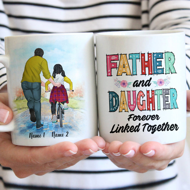 Personalized Father And Daughter Ceramic Mug TN280401D