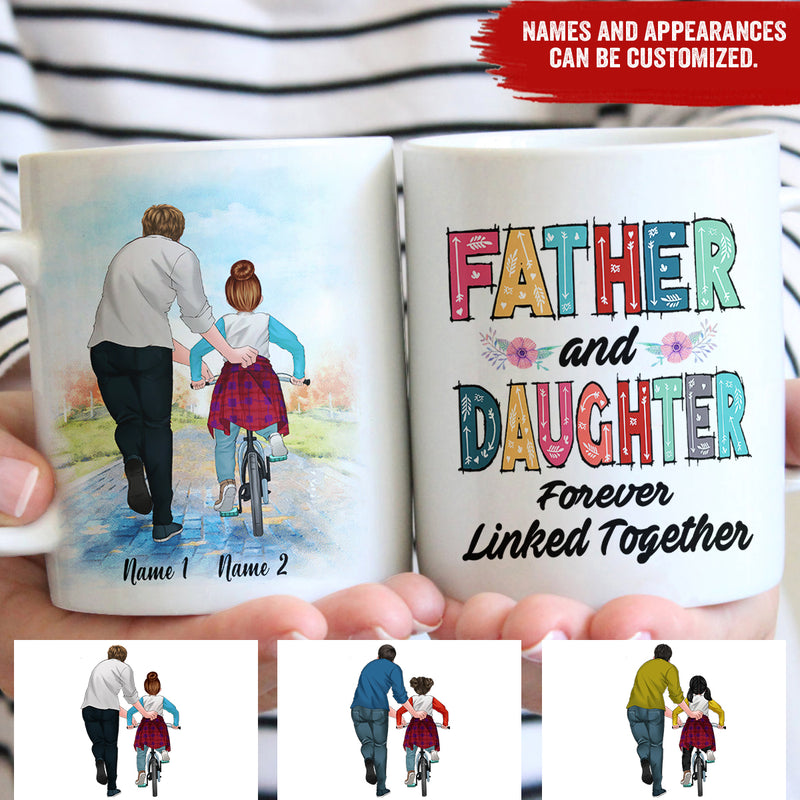 Personalized Father And Daughter Ceramic Mug TN280401D